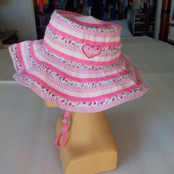 Millymook Other - Millymook Pink Fabric Kids Floppy Hat